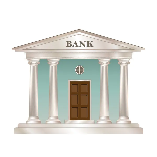 Bank building — Stock Vector