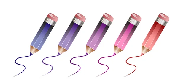 Crayons de couleur — Image vectorielle