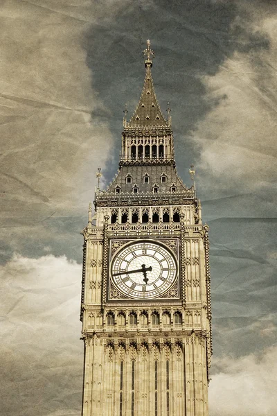 Jahrgang Big Ben — Stockfoto