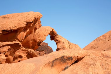 Stone arch in the Valley of fire clipart