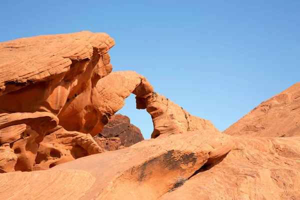 Arco de pedra no Vale do Fogo — Fotografia de Stock