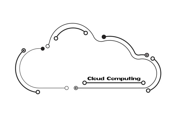 Cloud computing2 — Stockvector