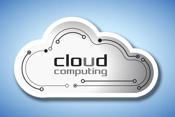 Cloud computing1 — Vector de stoc