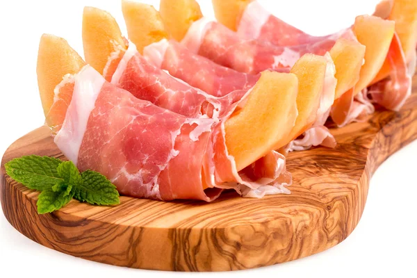 Parma ham and melon — Stock Photo, Image