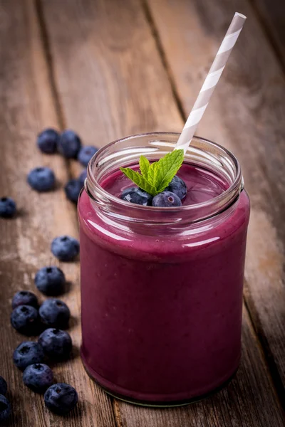 Bosbessen Smoothie — Stockfoto