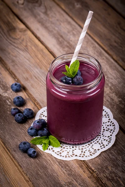 Áfonyás Smoothie — Stock Fotó