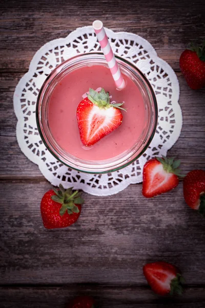 Strawberry smoothie — Stock Photo, Image