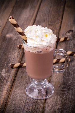 Hot chocolate vintage clipart