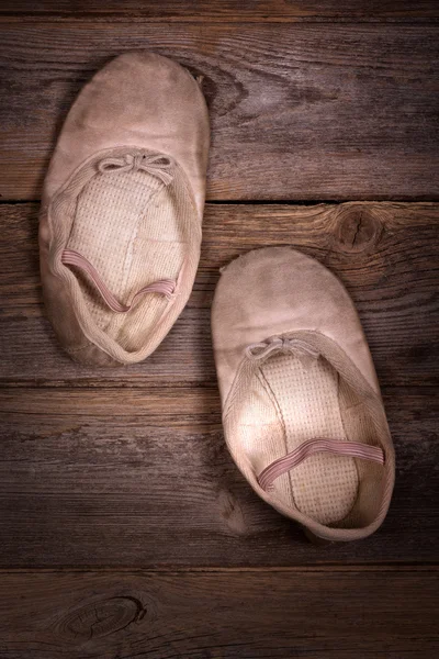 Дитяче взуття балетне — стокове фото