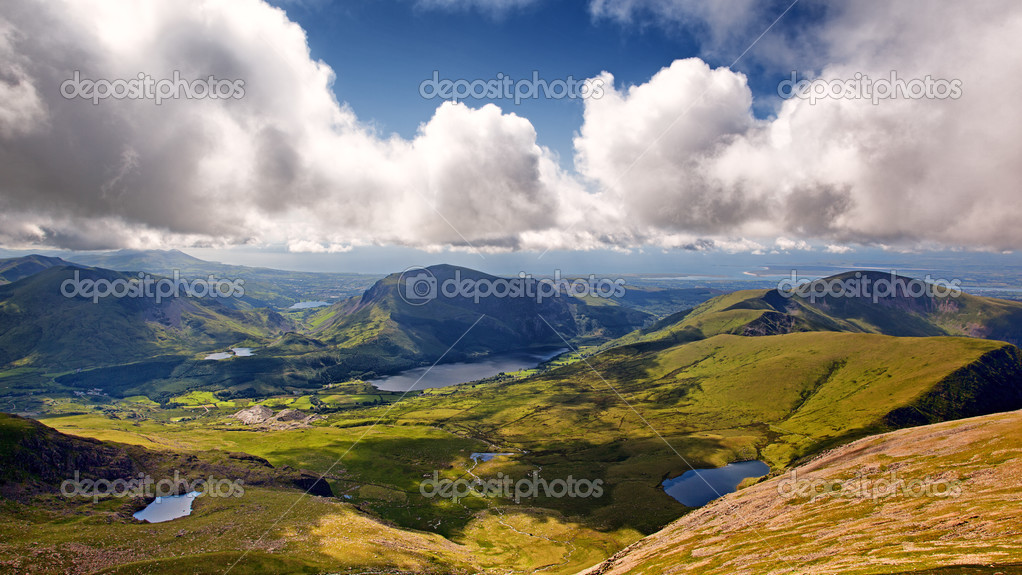 Panorama di Snowdonia — Foto Stock