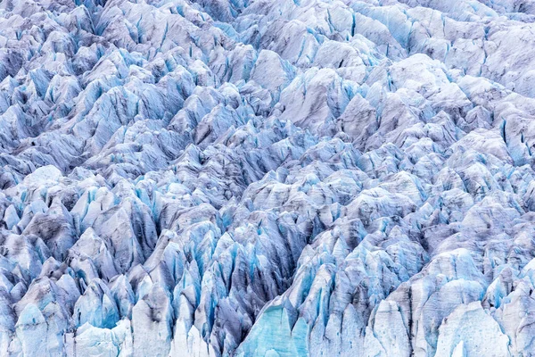 Détail Rapproché Glace Bleue Glaciaire Comprimée Glacier Fjallsjokull Dans Sud — Photo