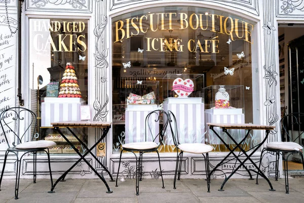 2022 Quaint Biscuit Boutique Icing Cafe Notting Hill London 노팅힐에 — 스톡 사진