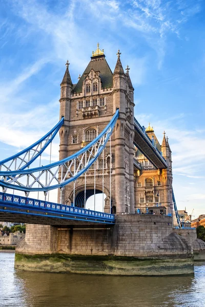Thames Nehri Üzerindeki Tower Köprüsü Victorian Asma Köprüsü Listelenmiş Sembolik — Stok fotoğraf