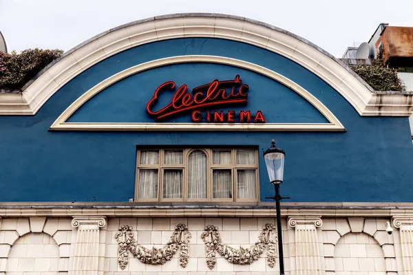 London March 2022 Front Facade Electric Cinema Art Deco Movie — Stock Photo, Image