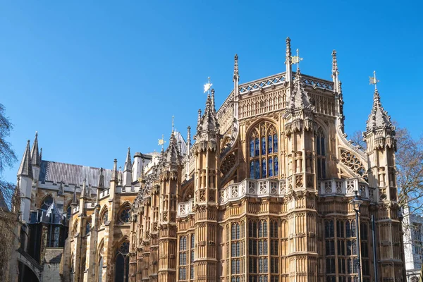 Westminsterské Opatství Londýně Známé Jako Místo Mnoha Královských Svateb Korunovací — Stock fotografie