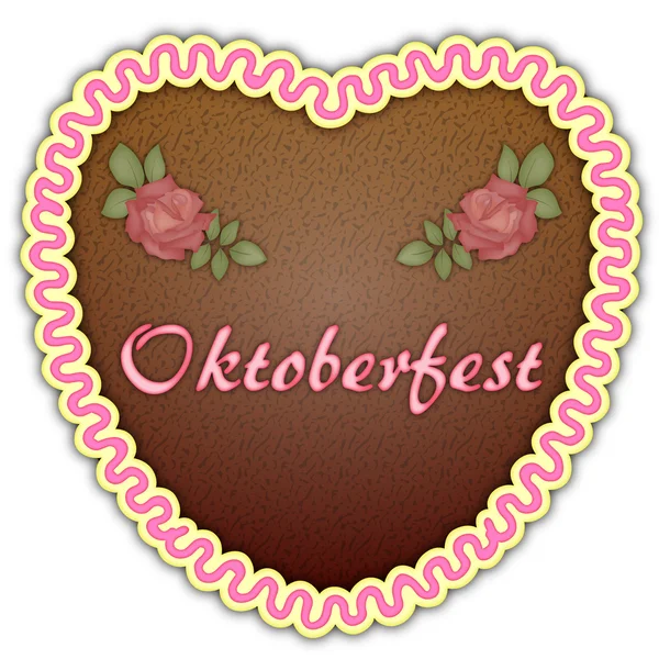 Koekjeshart — Stockvector