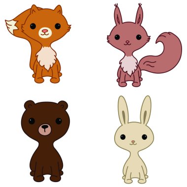 şirin orman hayvanları