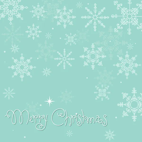 Christmas blue festive background — Stock Vector