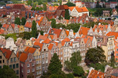 Gdansk eski şehrin mimarisi