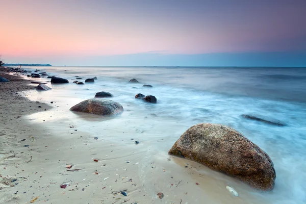 Mar Báltico paisaje al atardecer —  Fotos de Stock