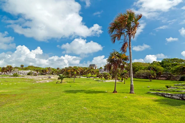 Archaeological ruins of Tulum — Stock Photo, Image