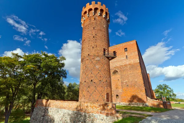 Medieval Teutonic castle in Swiecie — Stock Photo, Image
