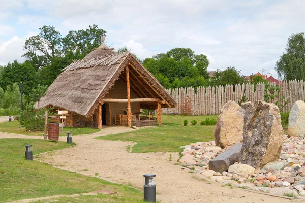 Ancien village de commerce de faktory à Pruszcz Gdanski — Photo