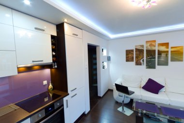 Modern lliving odası iç