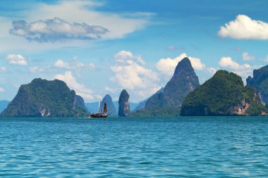 Phang Nga Bay National Park in Thailand clipart