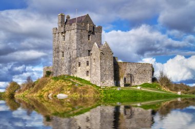 Dunguaire castle near Kinvarra in Co. Galway clipart