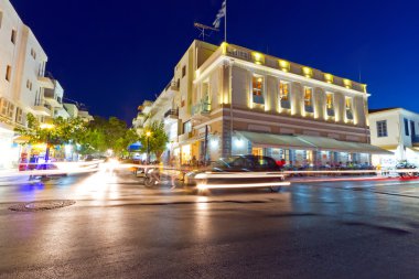 gece Agios nikolaos şehir Girit