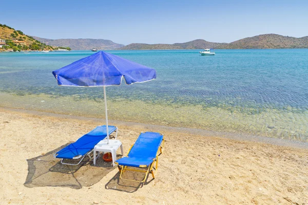 Vakantie op Egeïsche zee van Kreta — Stockfoto