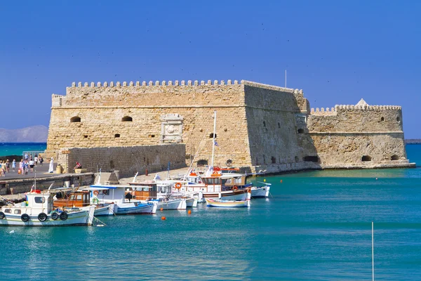 Venetian fortress Koules in Heraklion — Stock Photo, Image