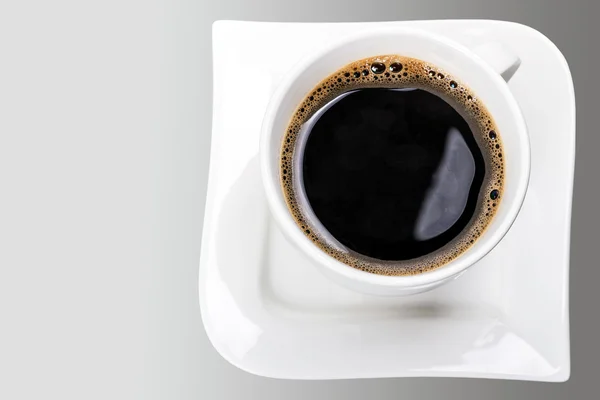 Kopje verse zwarte koffie — Stockfoto