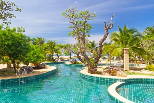 Tropiska resort i thailand — Stockfoto