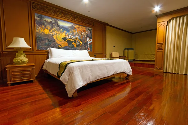 Wnętrze pokoju księżniczki ośrodek andaman & spa. — Zdjęcie stockowe