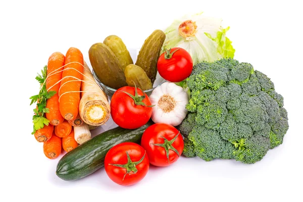 Composición con verduras crudas — Foto de Stock