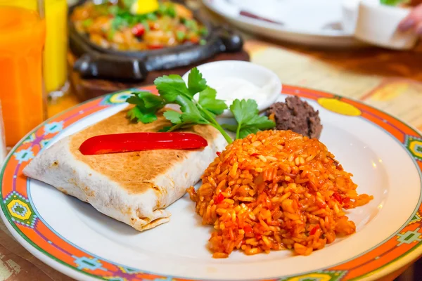 Meksykańskie burritos — Zdjęcie stockowe