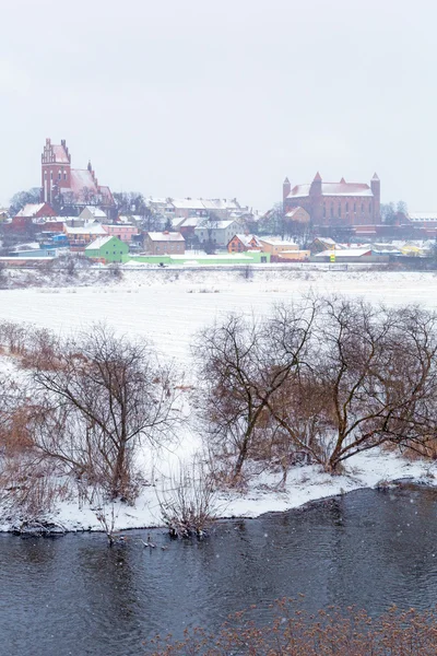 Besneeuwde winter landschap — Stockfoto