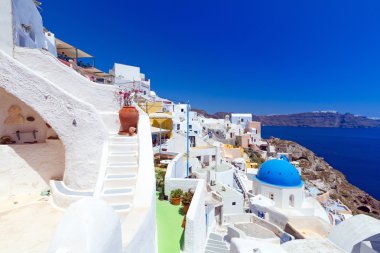 santorini Adası oia köy mimarisi