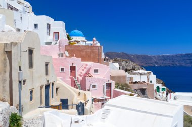 santorini Adası oia köy mimarisi