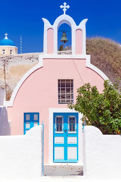 Architettura del villaggio di Oia sull'isola di Santorini — Foto Stock