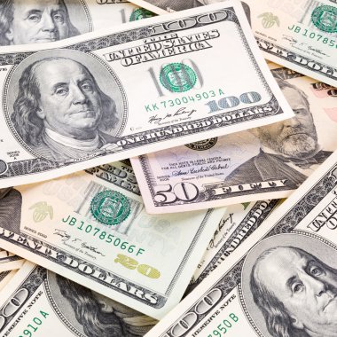 dolarlık banknotların arka plan