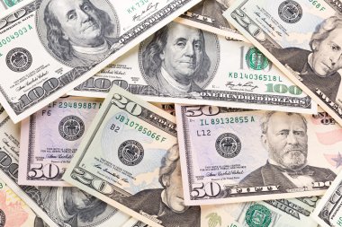 dolarlık banknotların arka plan