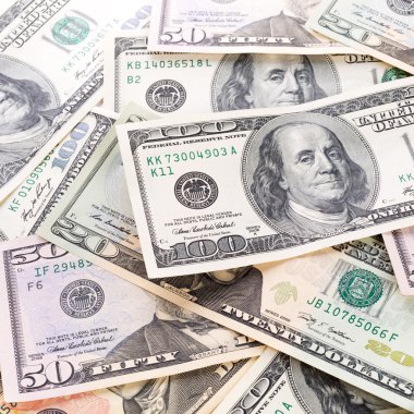 dolarlık banknotların arka plan