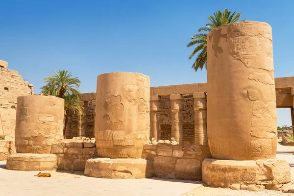 Arquitectura antigua del templo de Karnak —  Fotos de Stock