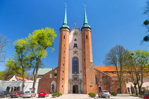 Basiliek van de Heilige Drievuldigheid in gdansk oliwa — Stockfoto