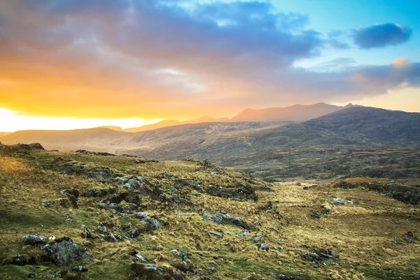 Killarney pass in county Kerry at sunset — Stock Photo, Image