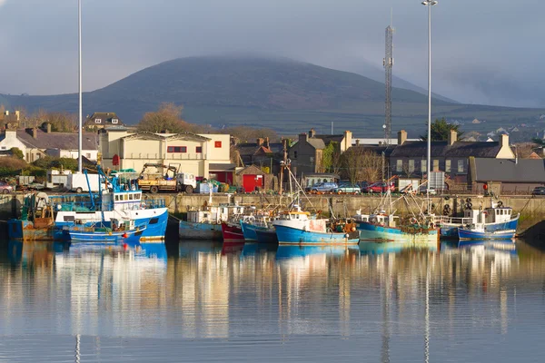 Irský přístav scenérie v dingle — Stock fotografie