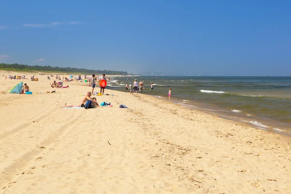 Pláž u Baltského moře — Stock fotografie